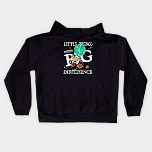 ThanksGiving - Kindness Children - Little things make a big difference Kids Hoodie